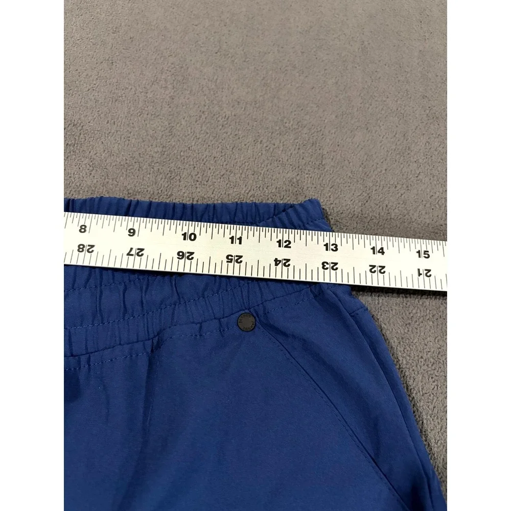 Jaanuu Cargo Scrub Pants Mens XS Blue Stretch Drawstring Waist Pockets Workwear
